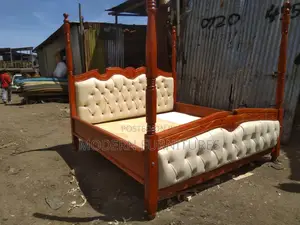 Modern 6*6 Mahogany Bed