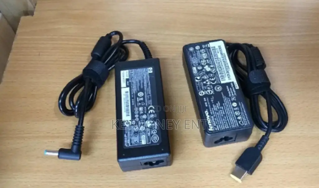 Usb Lenovo and Hp Blue Head Laptop Chargers
