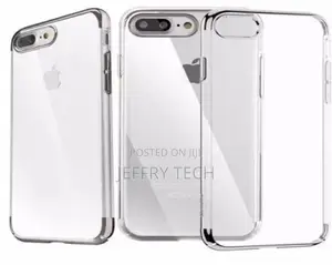 iPhone 8 Transparent Case and 3d Glass Protector