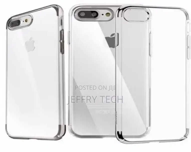 iPhone 8 Transparent Case and 3d Glass Protector