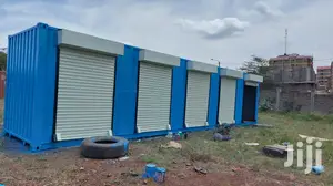 Shipping Container Converted to 5 Stalls