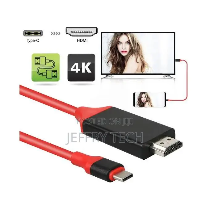 4K Type-C to HDMI Cable Adapter for Android 2.0 M