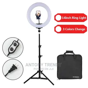 14 Inch Selfie Ring Light With Tripod Stand