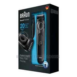 Braun Bt3020 Men’S Beard Trimmer, Cordless Rechargeable, B