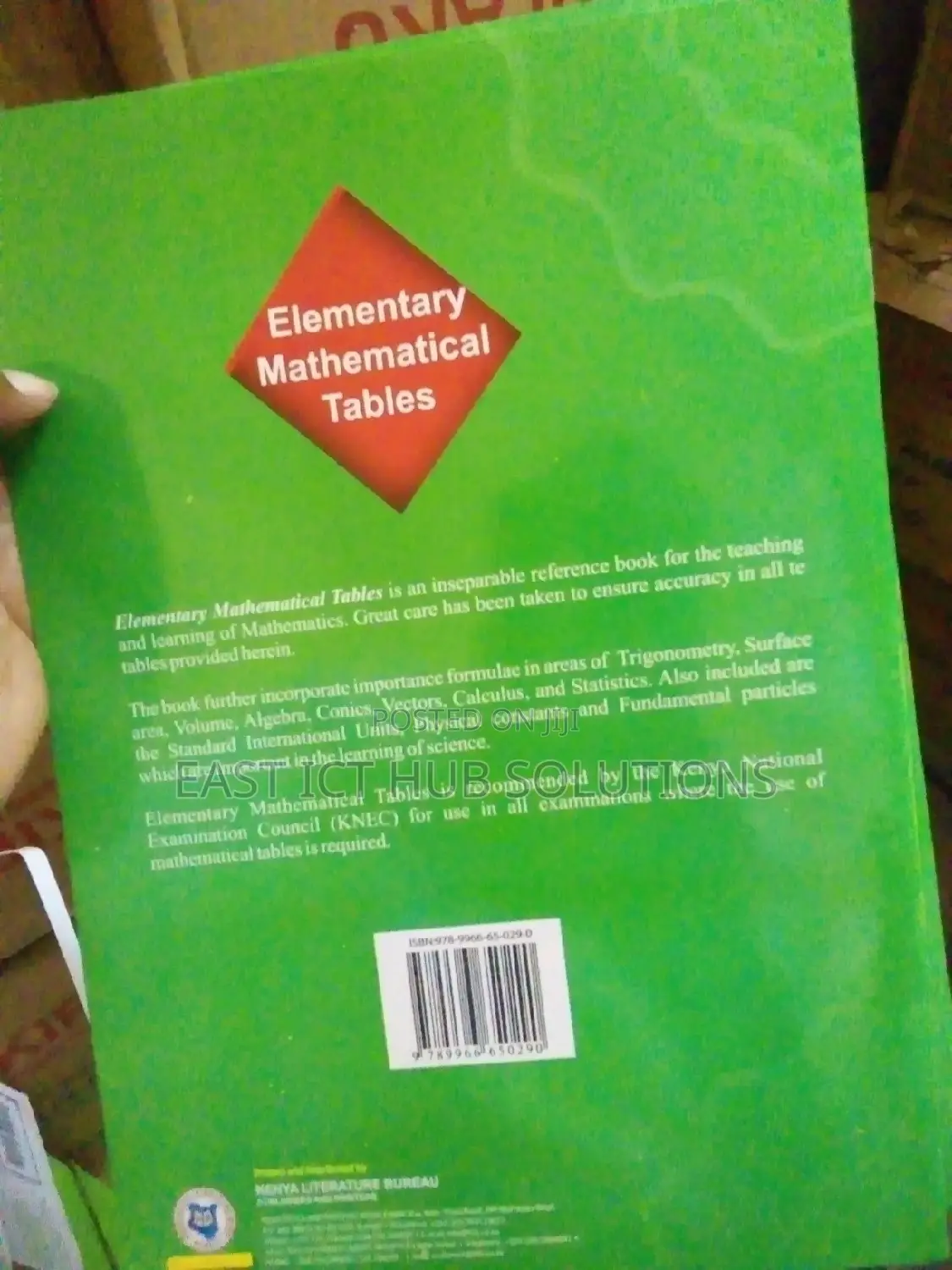 Mathematics Log Table , 4 Figure Table. 7th Edition