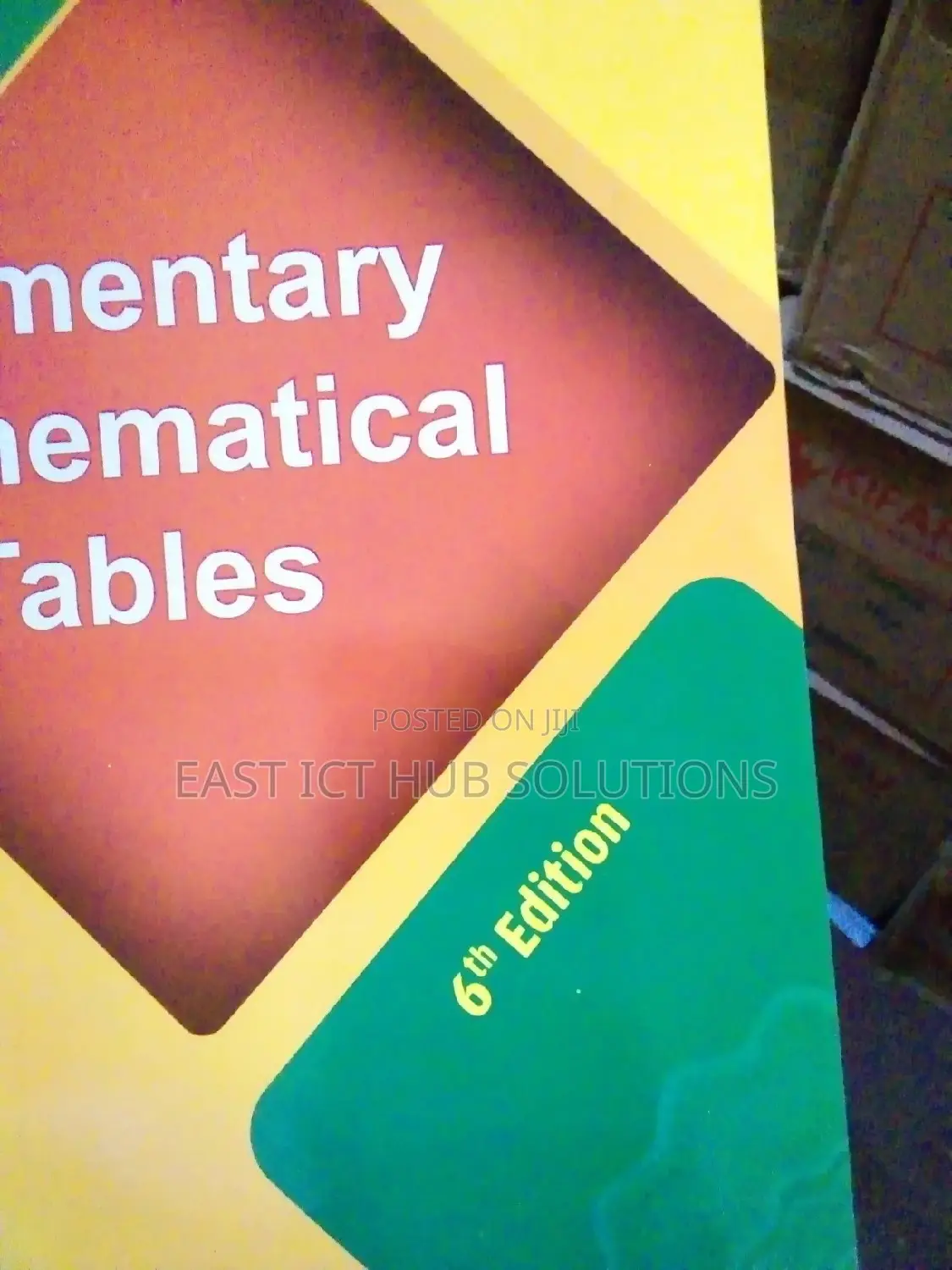 Mathematics Log Table , 4 Figure Table. 7th Edition