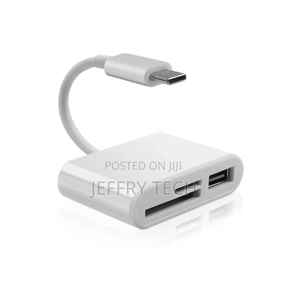 3 in 1 USB Type C Card Reader Adapter Cable SD Micro SD TF