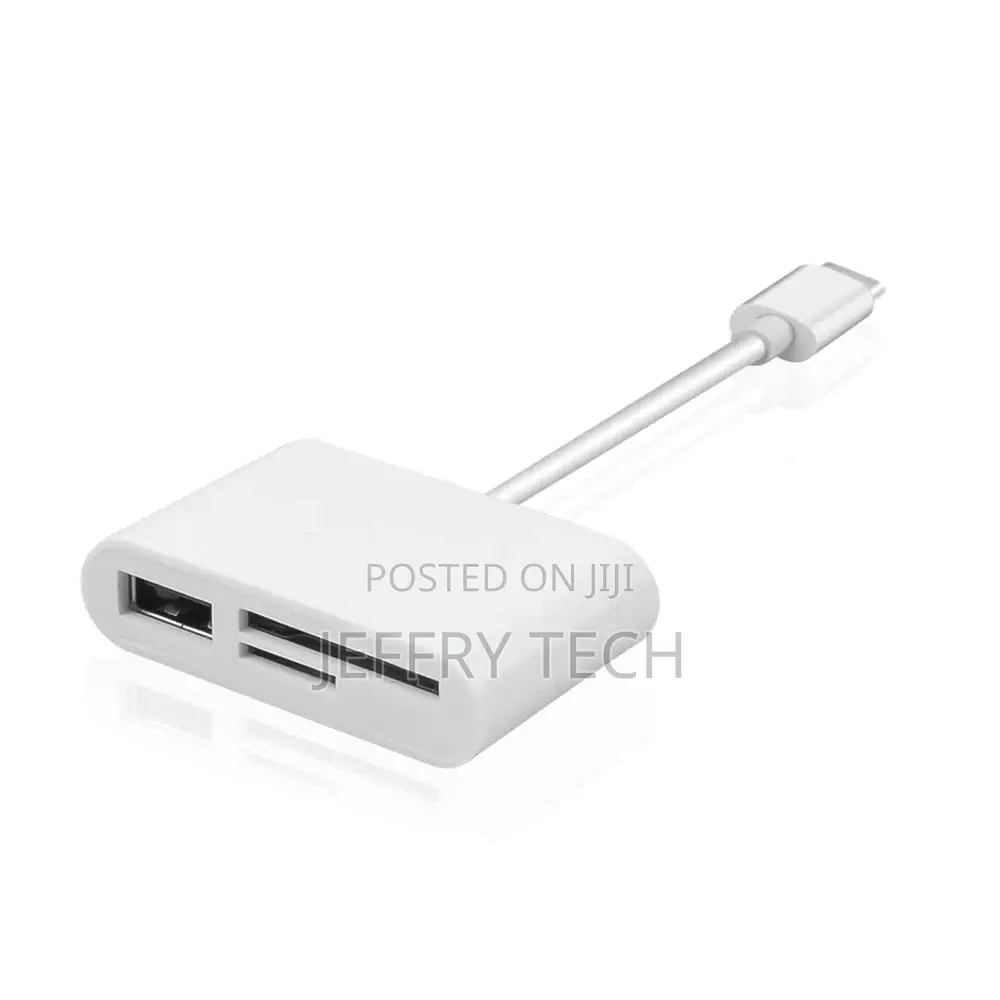 3 in 1 USB Type C Card Reader Adapter Cable SD Micro SD TF