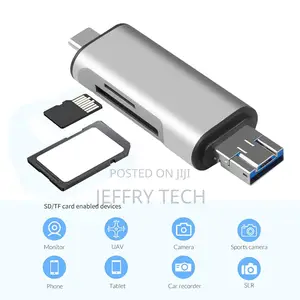 Card Reader USB 2.0 Type C to SD Micro SD TF Adapter for Lap