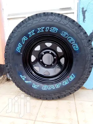 Fitted Balanced 265/75/R16 All Terrain Maxxis Tyre and Rim