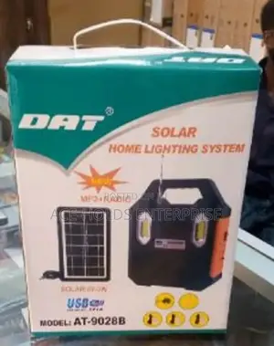 DAT Model AT-9028B Mp3+ Radio Solar Home Lighting System.