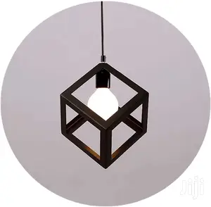 Geometric Cube Pendant Light
