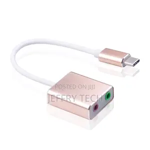 Type C USB to AUX Jack 3.5mm Earphone Adapter Audio Mic Soun