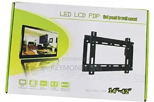 New 14''- 42'' Fixed TV Wall Mount Bracket Holder