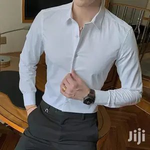 White Slim Fitting Shirt