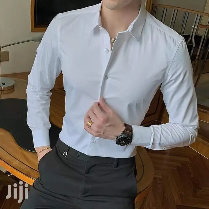 White Slim Fitting Shirt