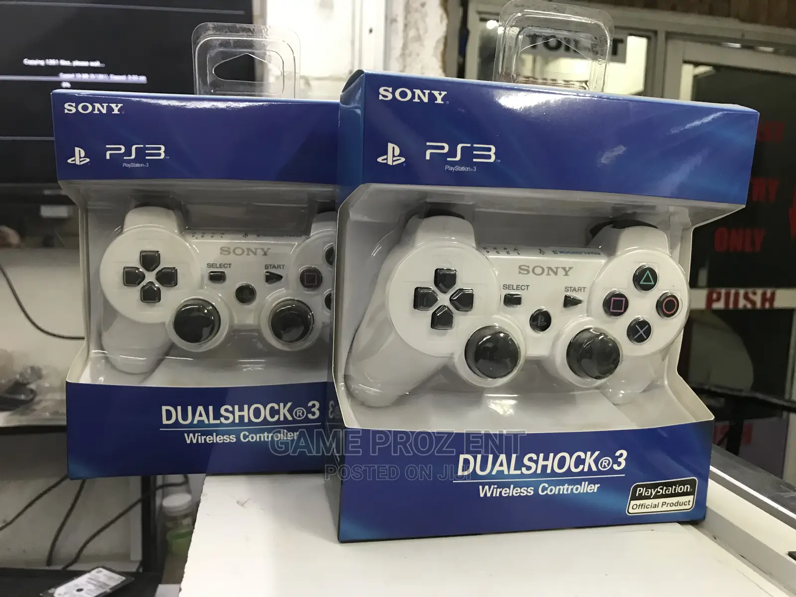 Play Station 3 White Game Controllers