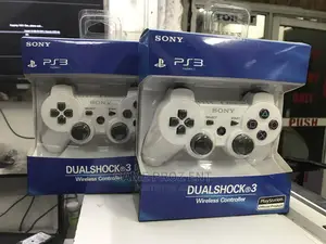 Play Station 3 White Game Controllers
