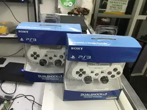 Play Station 3 White Game Controllers