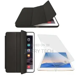 Smart Cover + Screen Protector for Apple iPad Air 2 - Black