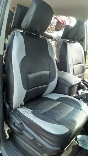 Black and Silver Car Seat Covers