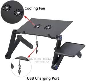 Generic Foldable Aluminium Alloy Laptop/Phone/Tablet Stand