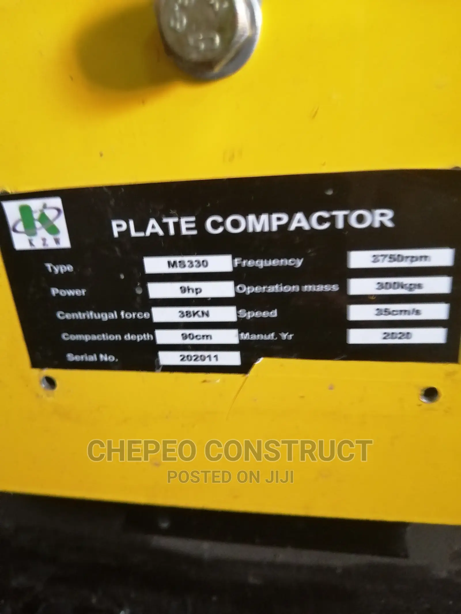 Plate Compactor Heavy Duty