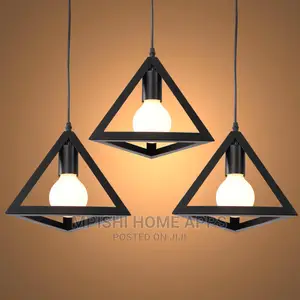 3 Pcs Triangle Pendant Light Set
