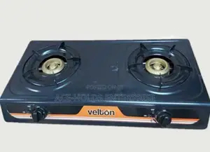 Black Velton Double Burner Cooker.
