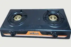 Heavy Duty Black Velton Double Burner Cooker.