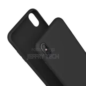 Silicone Back Case for iPhone X Max - Black