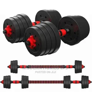 Rubber Coated Dumbbells - 30 Kgs