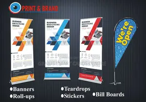Banners, Stickers, Roll-ups, Tear Drops, Bill Boards