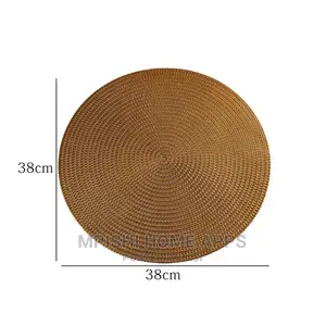 6pcs Round PVC Placemats