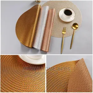 6pcs Round PVC Placemats