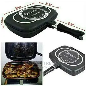 Dessini Double Sided Grill Pan-36cm