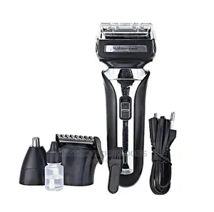 Nova Nhc-666 3 in 1 Electric Shaving Machine/Shaver - Black