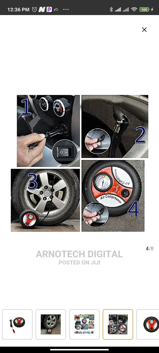 Portable Mini Tire Inflator