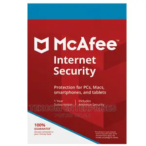 McAfee Internet Security 1 User Sleeve 1 Year Lincese