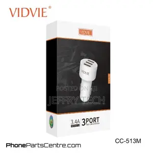 Vidvie Car Charger Micro-Usb Cable 3 USB CC-513M