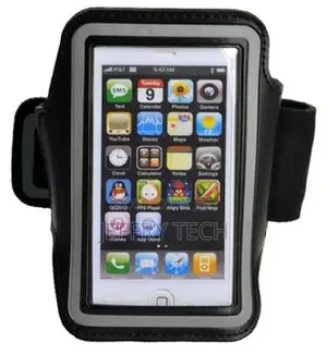 Arm Band for iPhone 5, 5S, 5C - Slot for Keys - Perfect For