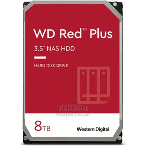 WD 8TB Red Plus 5400 RPM SATA III 3.5" Internal NAS HDD