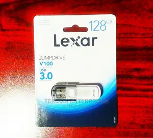 Lexar Jumpdrive V100 USB 3.0 Flash Drive - 128GB