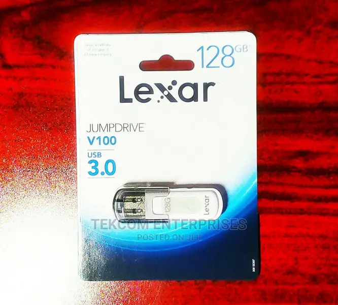 Lexar Jumpdrive V100 USB 3.0 Flash Drive - 128GB