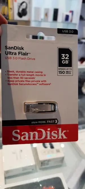 Original 32gb Sandisk Metallic Usb 3.0 Drive.