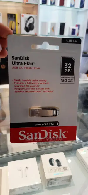 Original 32gb Sandisk Metallic Usb 3.0 Drive.