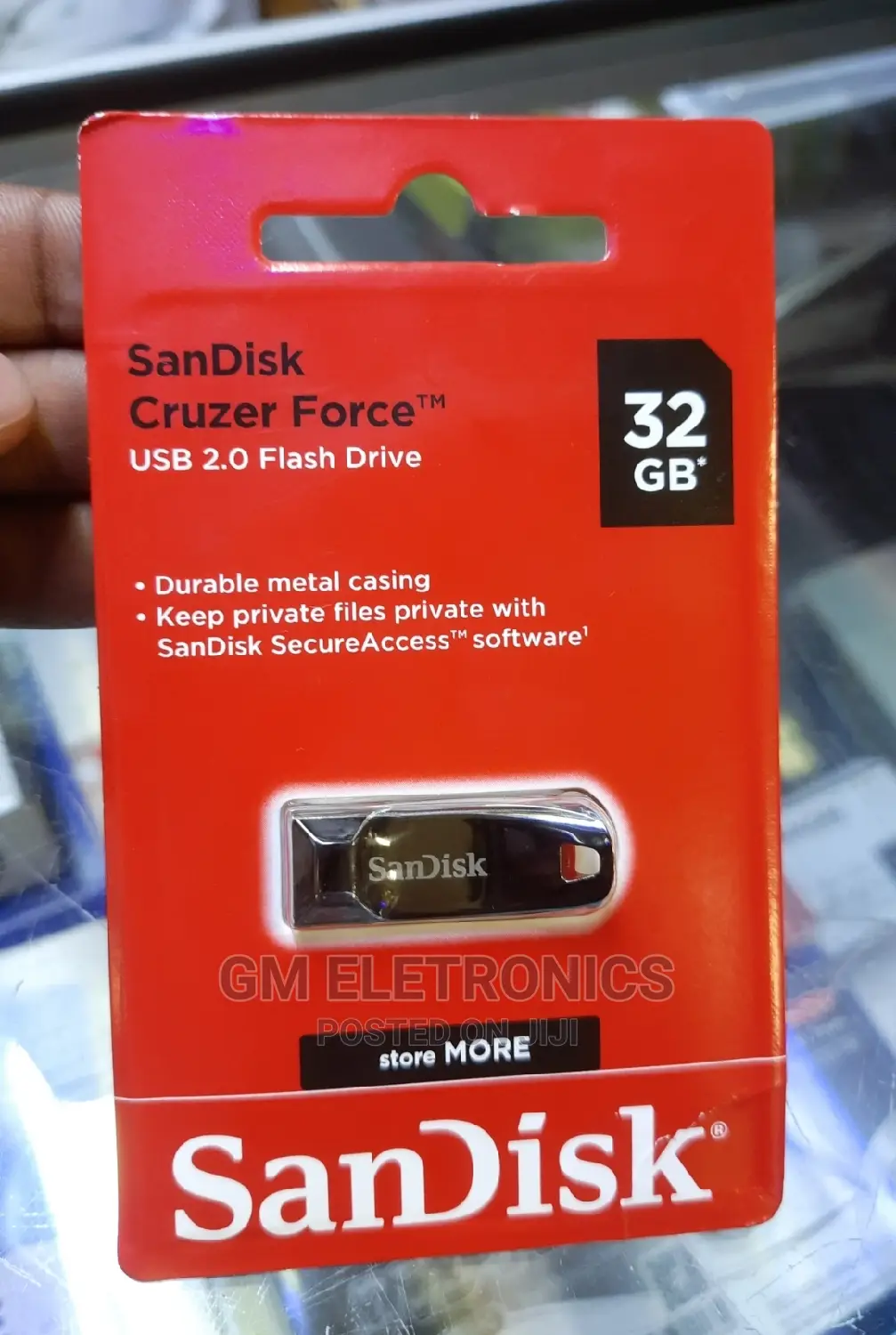 Original 32GB Sandisk Metallic 2.0 USB Drive