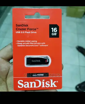 Original 16GB Sandisk Metallic USB 2•0 Drive.