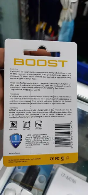 16GB Boost Flash Drive.