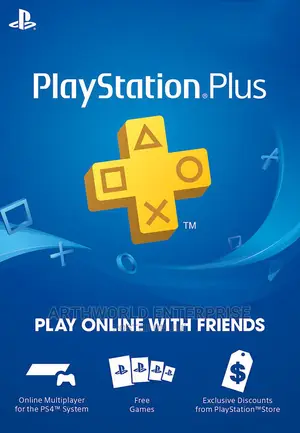 Playstation Plus (Ps+) - 1 Month (Us/Uk/Uae/Sa) - PS Plus